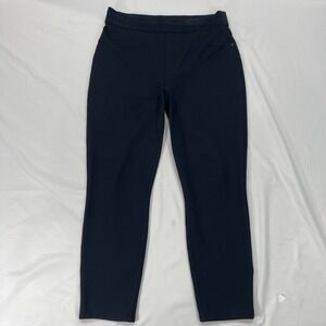 Spanx The Perfect Pant 29x24 Sz Large Ponte Hi-Rise Black Pull-on Stretch 20202R